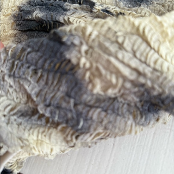 Carlos Miele Skirt Size XS gray black cream color - Picture 10 of 13